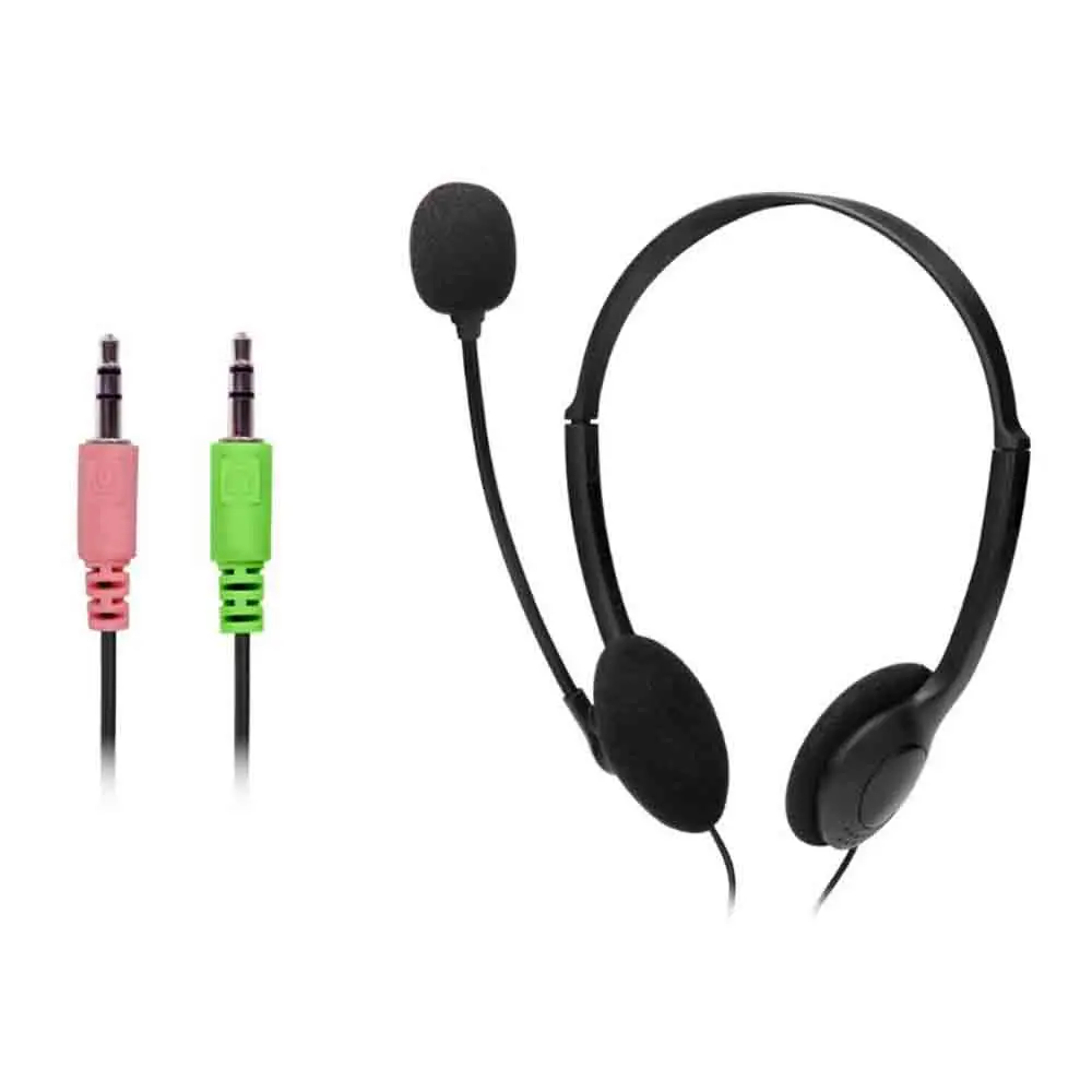headphones with mic with double jack