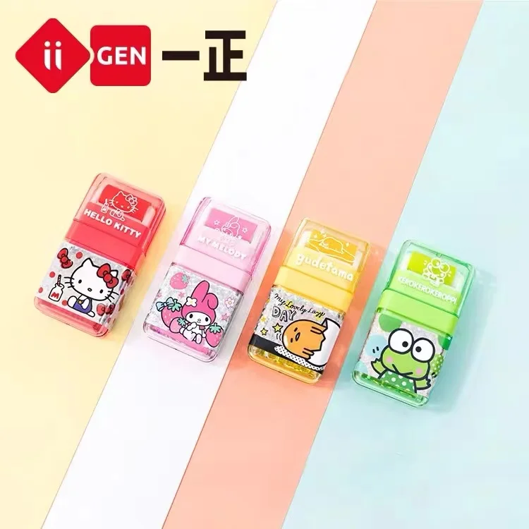 8100 Sanrio Roller Eraser Creative Girl Heart Cartoon Student Fun