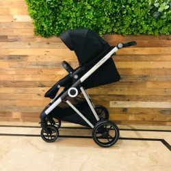 Brightbebe factory direct to buy luxury hot mom 360 rotation compact 3 in 1 pram travel system bebe poussett baby stroller