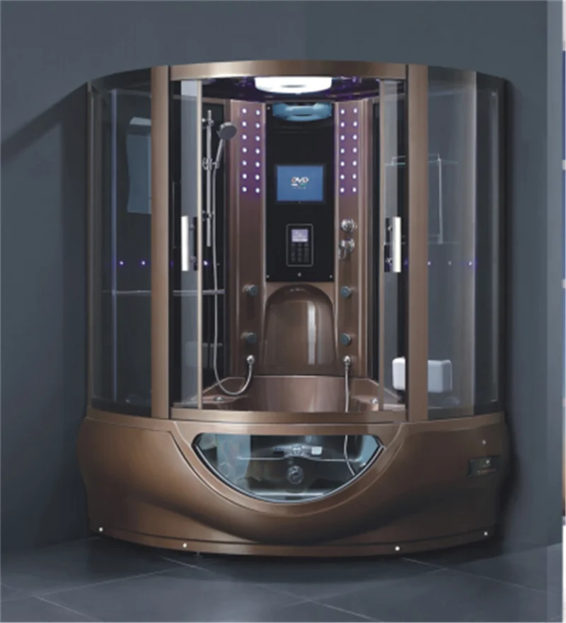 Picture of Luxury Steam Shower Cabin with TV - Modern & Eco-friendly