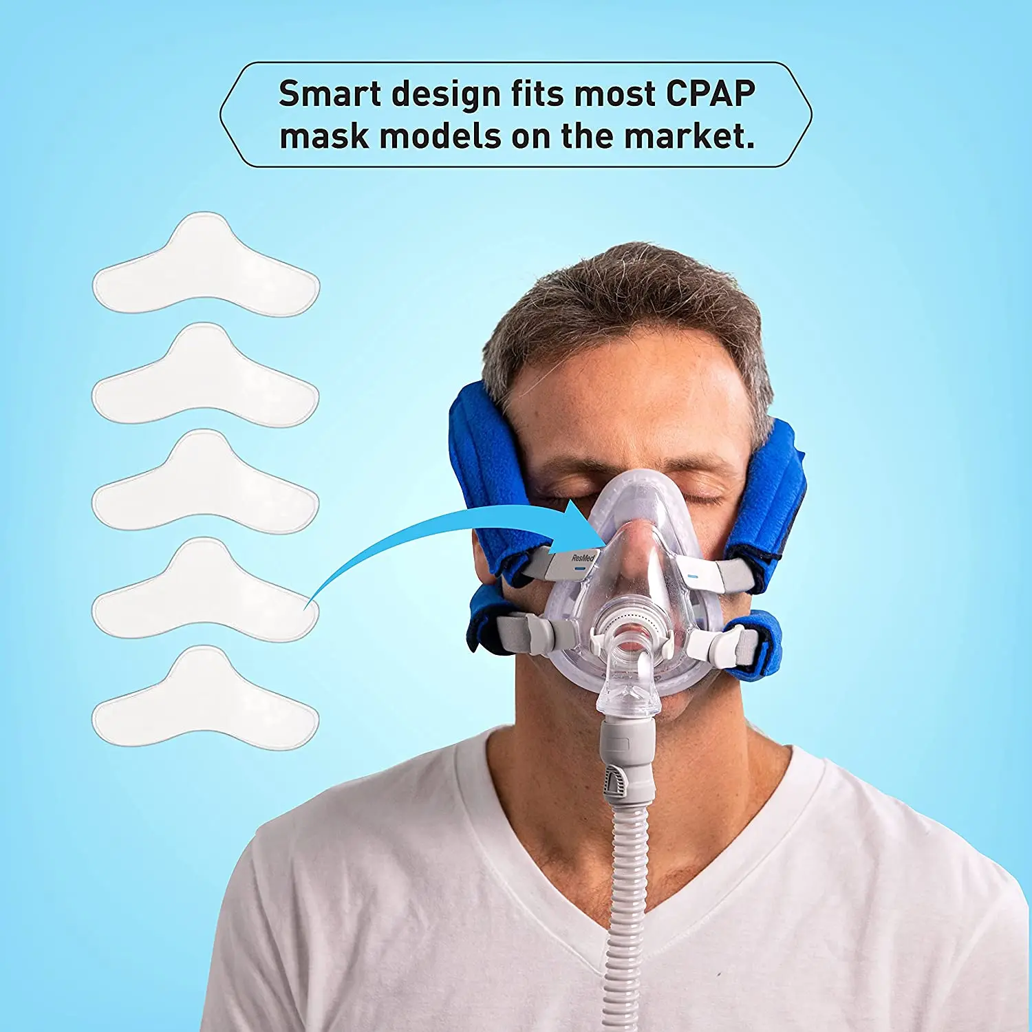 Silicone Cpap Nasal Pad Nose Gel Pad - Buy Mask Pad,Silicone Nose Pad ...