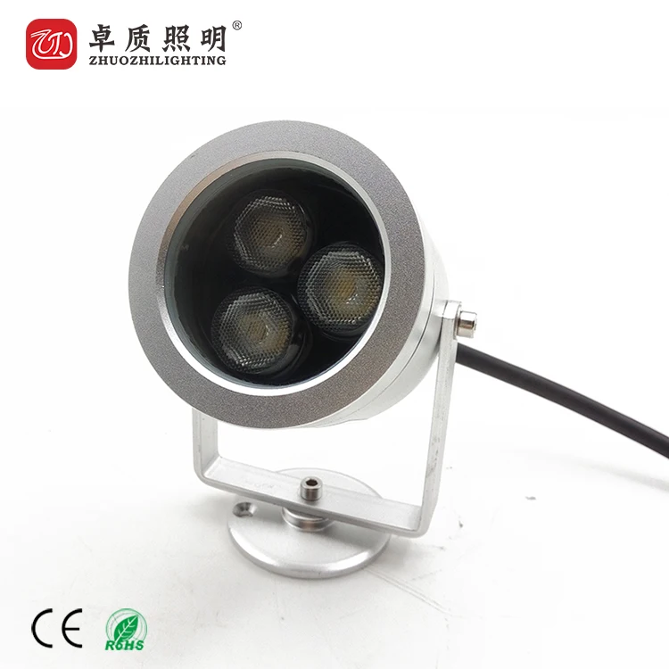 China Manufacture Simple IP65 Outdoor Aluminum Round LED Spot Spike Lamp