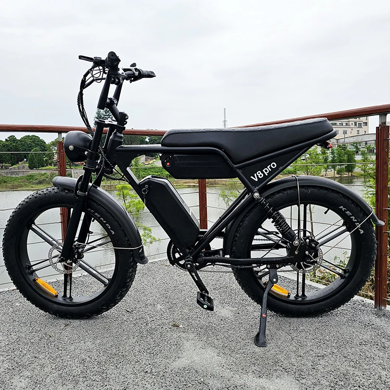 電動アシスト自転車 OUXI V8 Pro OUXI V8 PRO 24-Inch Electric Bicycle, 1000W Power, 50km/h Speed