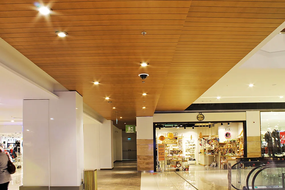 wooden grooved mdf acoustic ceiling board