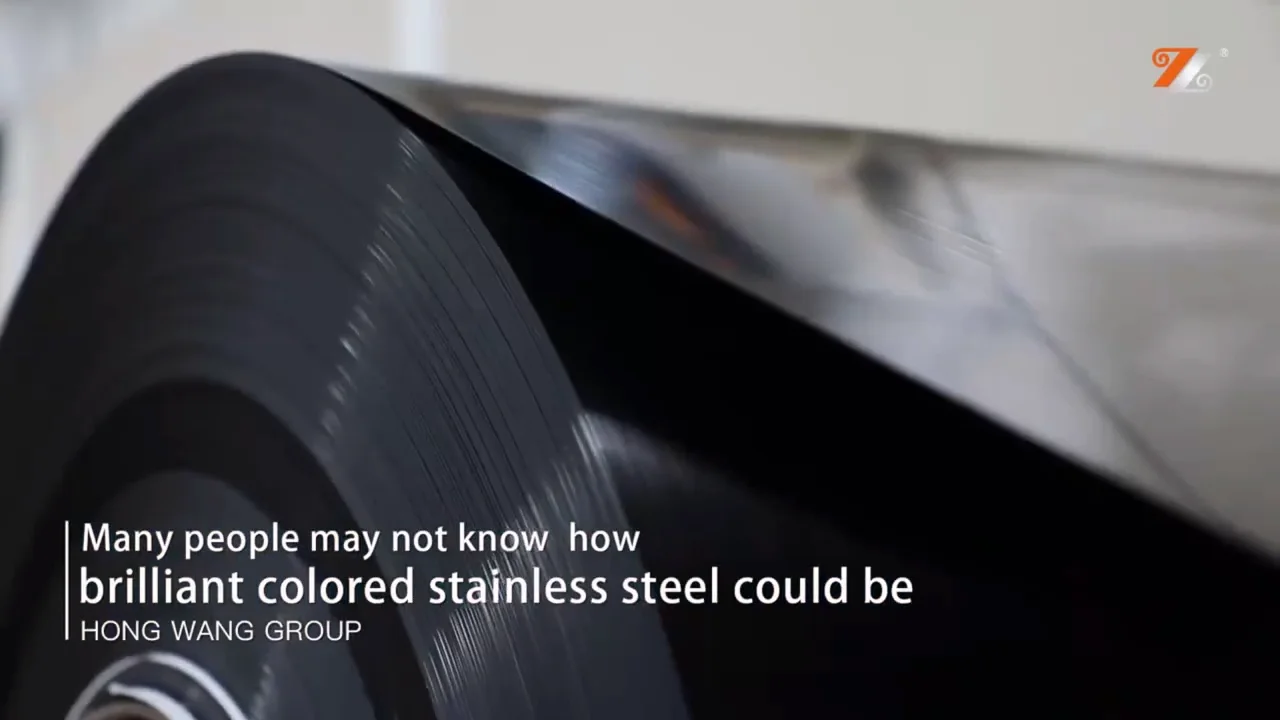 sus 201 hairline rose gold pvd coating color stainless steel coils in