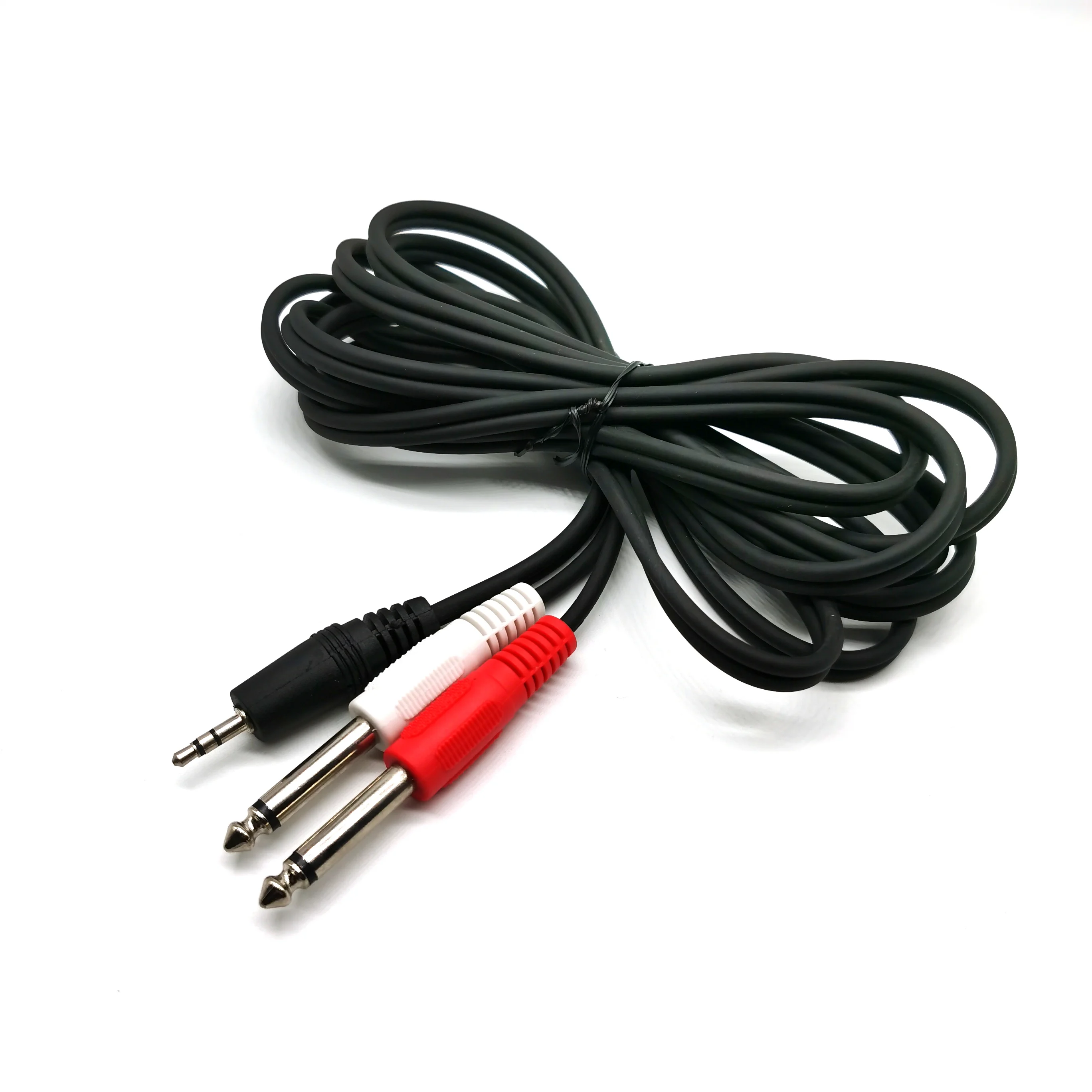 3.5mm Stereo Male Phone Jack To Dual 6.35mm Male Phone Jack Splitter ...