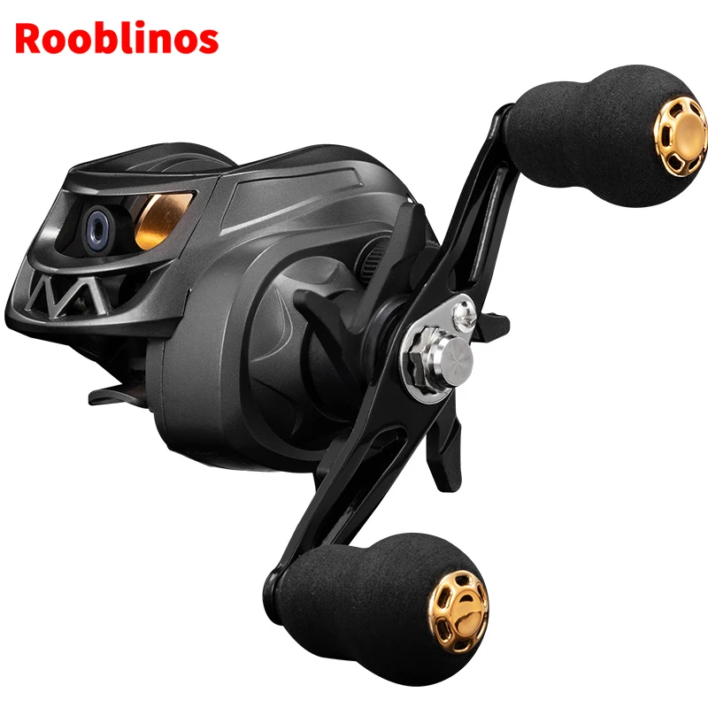 ROOBLINOS AK-2000 7.2:1 Carrete De Pesca Long Cast Reel Bait Casting Reels Baitcasting Reel for Sea Fishing ROOBLINOS AK-2000 7.2:1 Carrete De Pesca Long Cast Reel Bait Casting Reels Baitcasting Reel for Sea Fishing