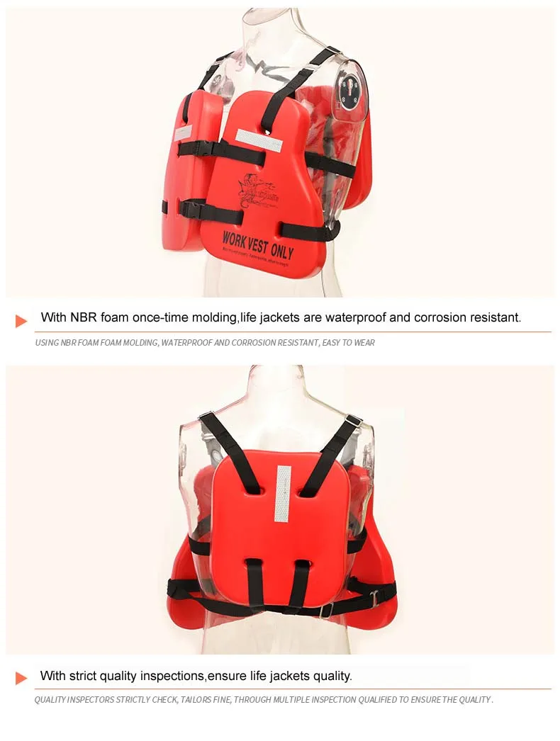 Solas Seahorse 3piece Foam Life Jacket Vest Ccs/ec Buy 3piece Life