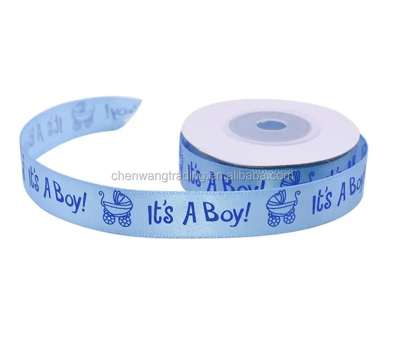 10Yards Baby Shower It's A Boy/Girl Satin Ribbon Gender Reveal