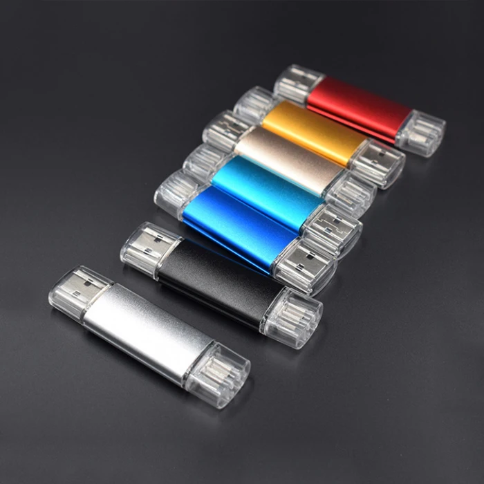 Hot sale 2 in 1 OTG USB Flash Drive Type C 128GB 64GB 32GB 16GB USB Stick 3.0 Pendrive for Type-C Device - ANKUX.COM