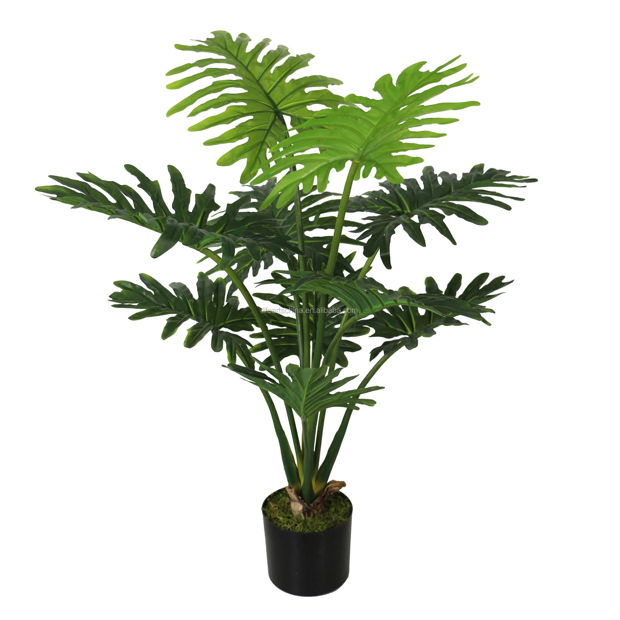 塑料常绿植物大叶 120厘米 phil柏人工树 - buy 人造树,phil柏,塑料植