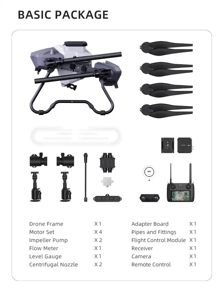 Z30 Sprayer Drone Agricultural Spraying UAV Motor Set Parts supplier