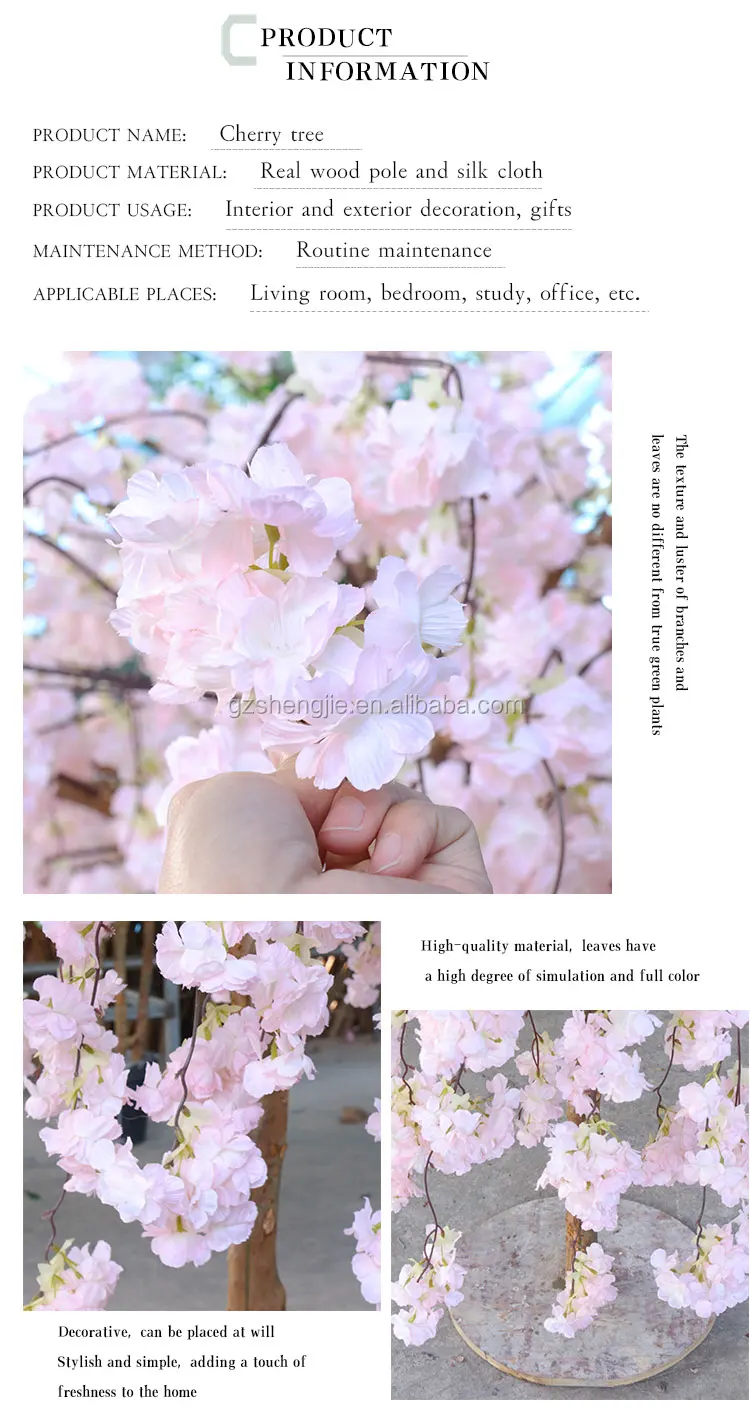 人工桜の花の木装飾用シルク桜の木偽の桜の木 Buy 人工桜の花のツリー フェイク桜 偽の桜の木 Product On Alibaba Com