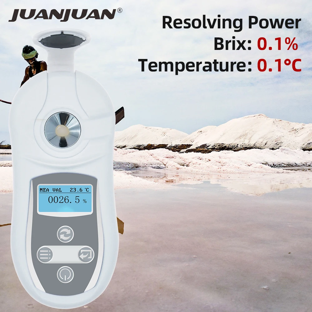 Máy đo nồng độ muối cho nước biển 0-28% JUANJUAN RF020