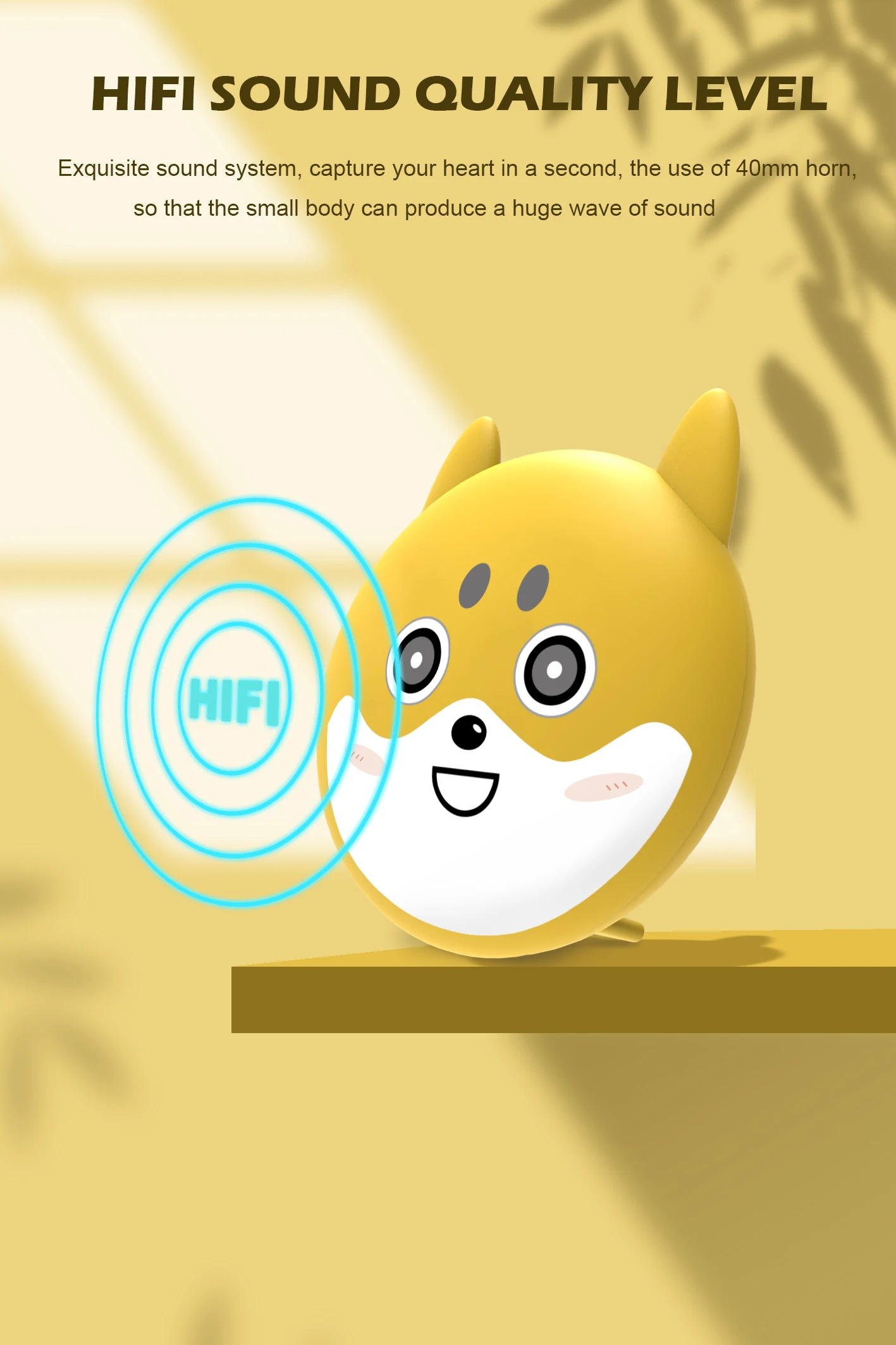 Promotional Mini Cute Cartoon Audio Hands-free Portable Animal Wireless Bluetooth Speaker - ANKUX.COM