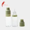 10ml white cap clear pet plastic e cigarette flavor liquid oil bottle with childproof and tamper cap