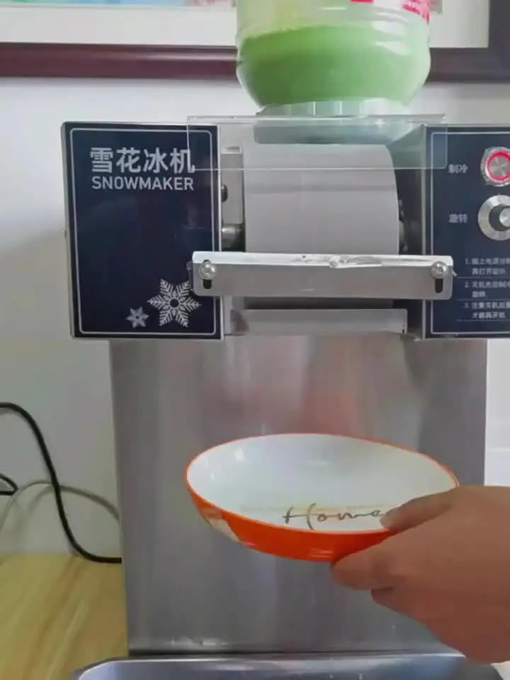 60kg/days Commercial Snowflake Ice Machine - Video Inspection