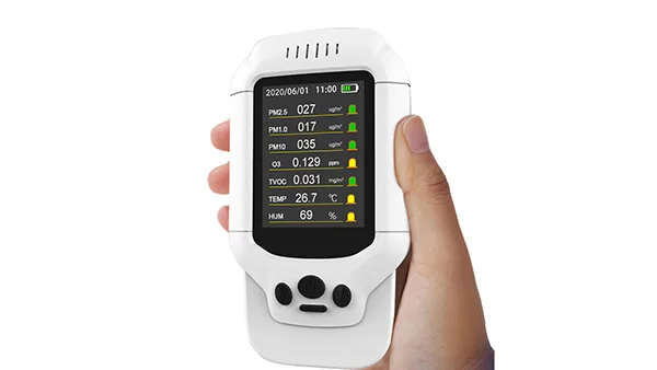 NAIXUE 2020 Newest Handheld Portable Ozone Analyzer O3 Ozone Meter Gas Detector Intelligent Sensor Ozone Meter for Air Quality Pollution Monitor DM509-O3,Air Quality Pollution Monitor