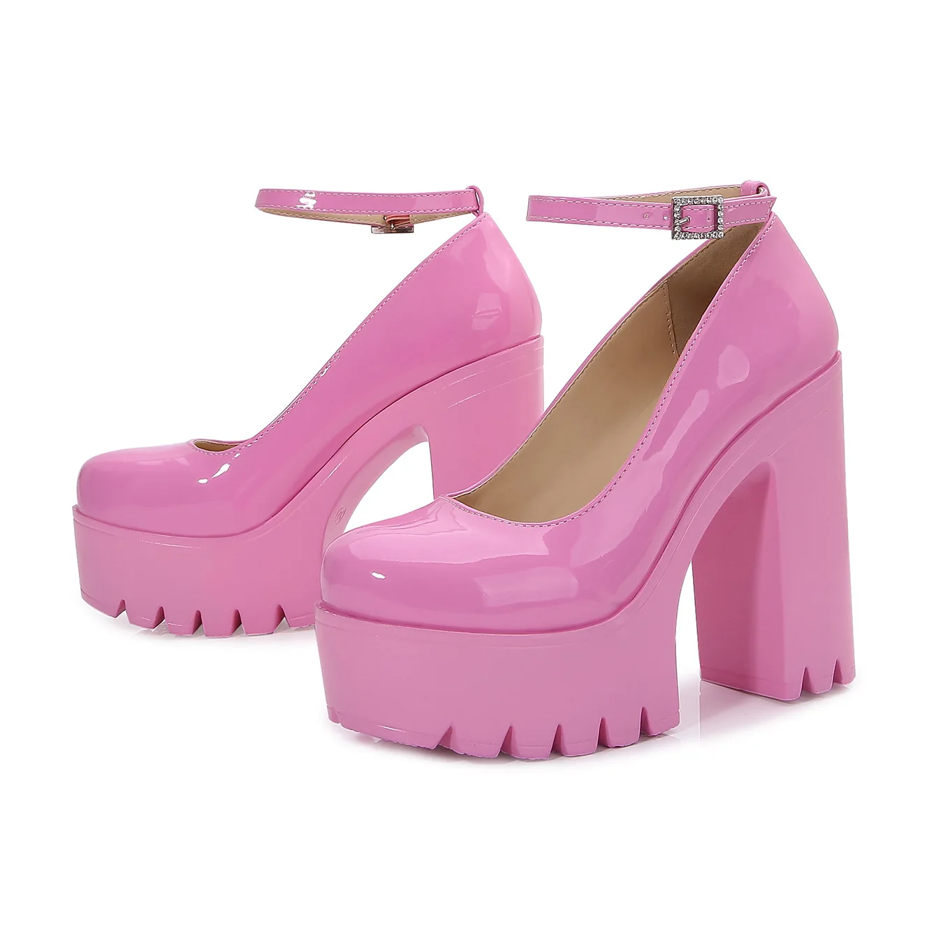Zapatos con tacón Wonders M-1973 burdeos