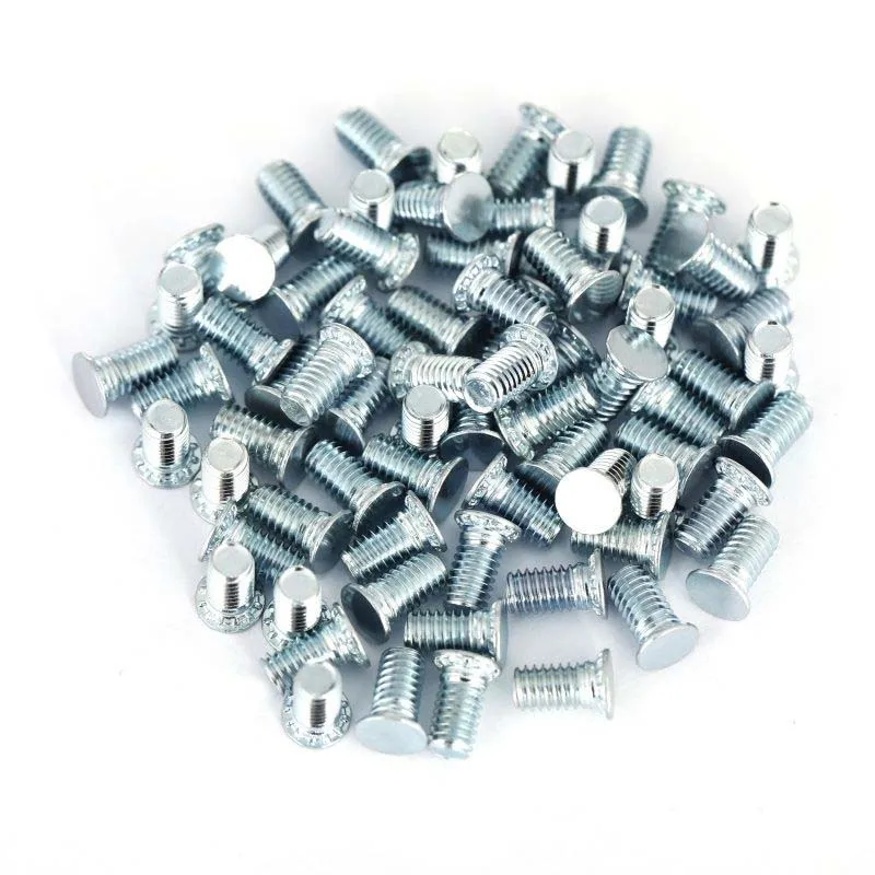 Galvanized Self Clinching Stud Flat Head Pressure Riveting Screws Press
