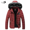 New Thicken Hooded Padded Coat Youth Loose Plus Velvet Down Cotton Jacket Mens