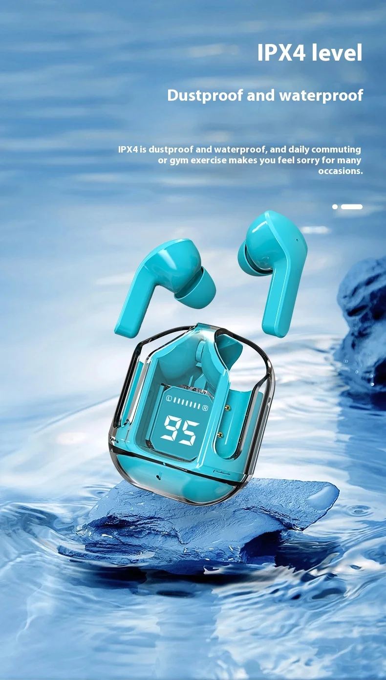 Air31 40H Noise Cancelling TWS Wireless In-Ear Headset with LED Display Sports Bluetooth Earbuds for Cross-Border Use for DJ