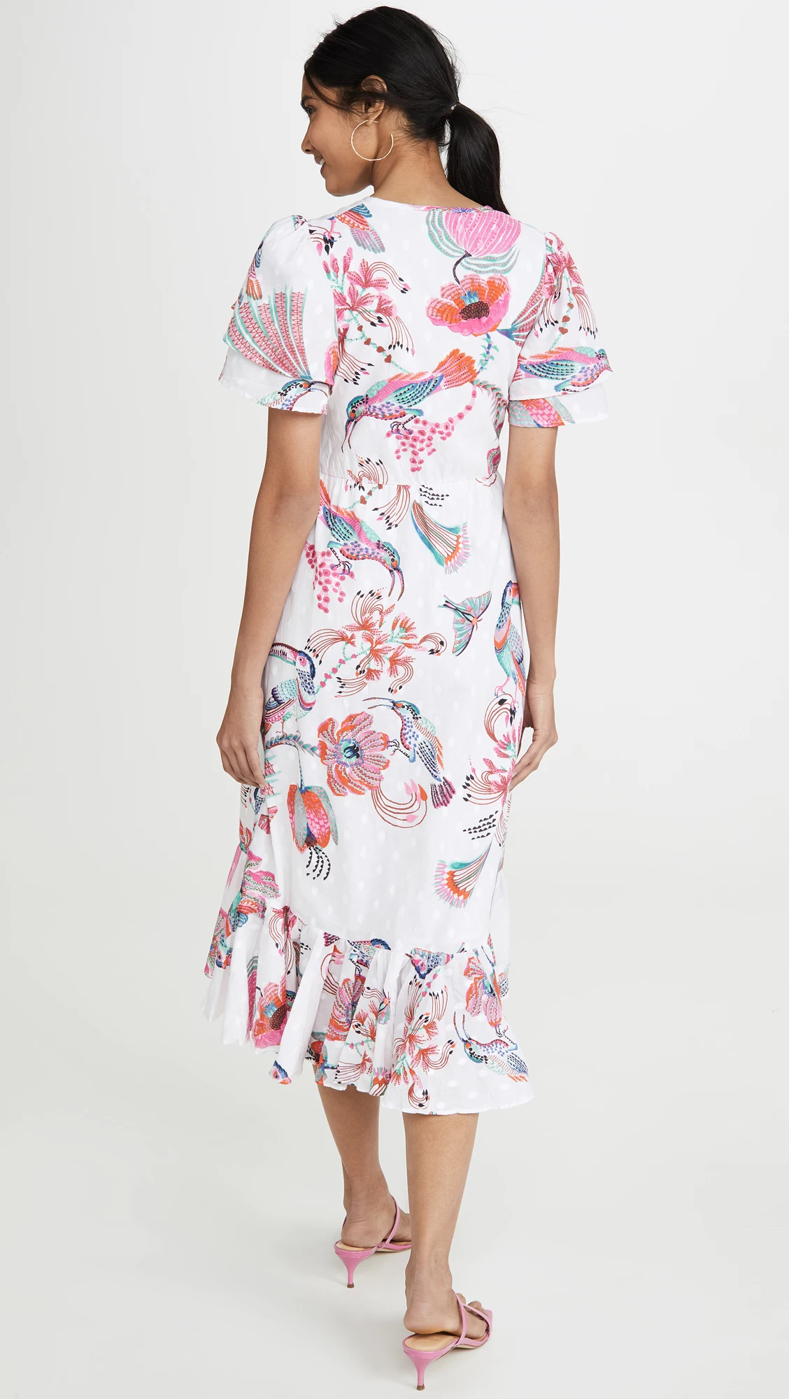 Dress,Chinese Printing Maxi Dress Women ...