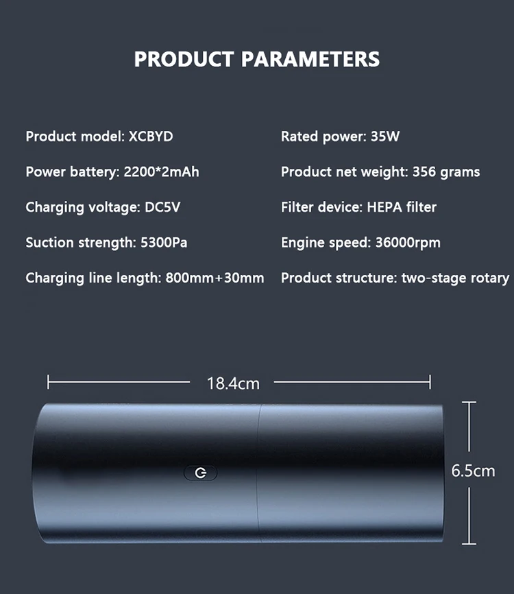 Wireless Car Vacuum Cleaner