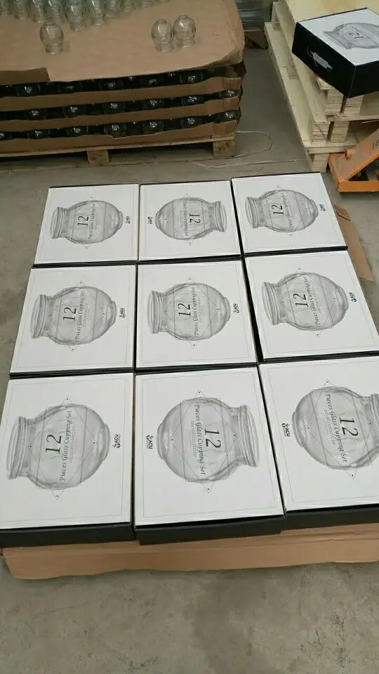 New Packing Glass Fire Cupping Set 12 Pcs Therapy Set Buy Glass