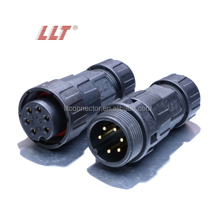 High Quality Circular Waterproof Connector 6 Pin Cable Connector - Buy ...