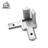Newest design aluminum t slot ZJD-2065 3 way concealed corner bracket connector