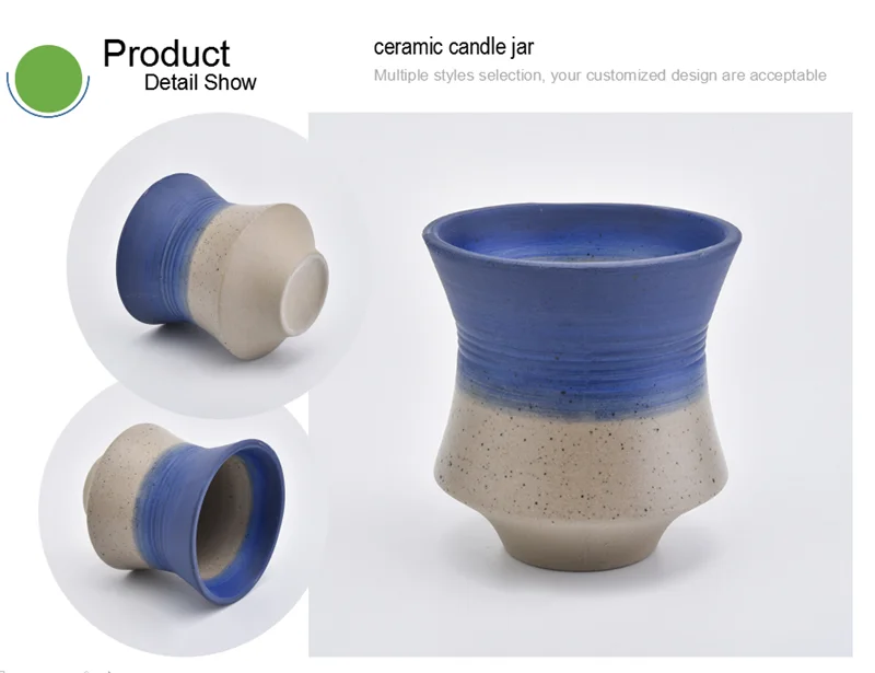 design ceramic candle jars