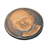 zinc alloy custom 3D shape antique copper old character coin