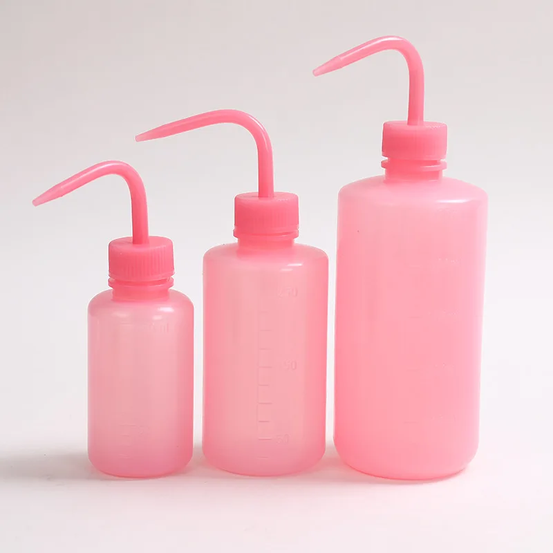 150ml 250ml 500ml 1000ml Plastic Squeeze Lab Wash Bottle Water Rinse Squirt Bottle For Tattoo