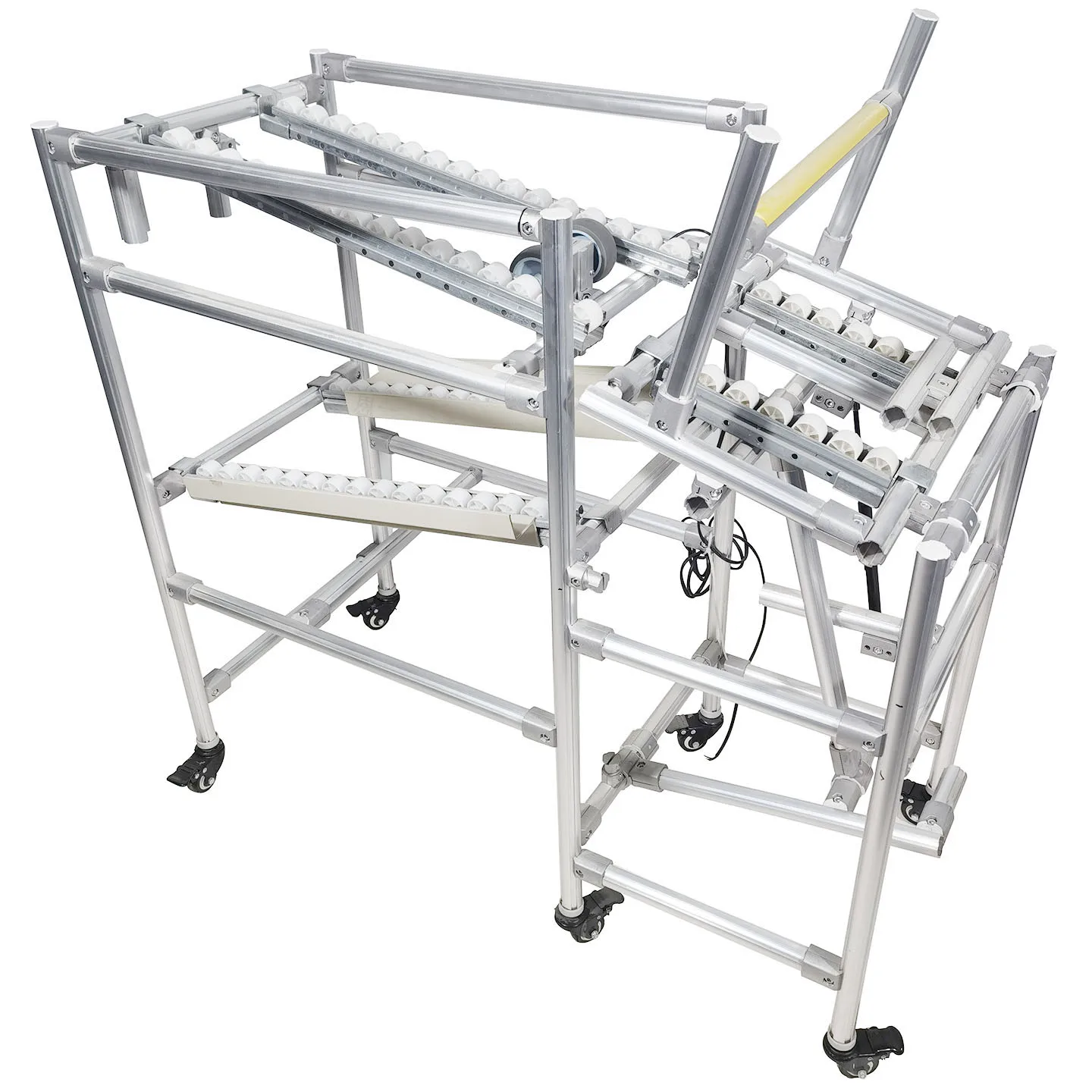 product on line recycling rack flow rack cart lcia third generation lean pipeline rod feeding empty box return box reflow rack grade-17