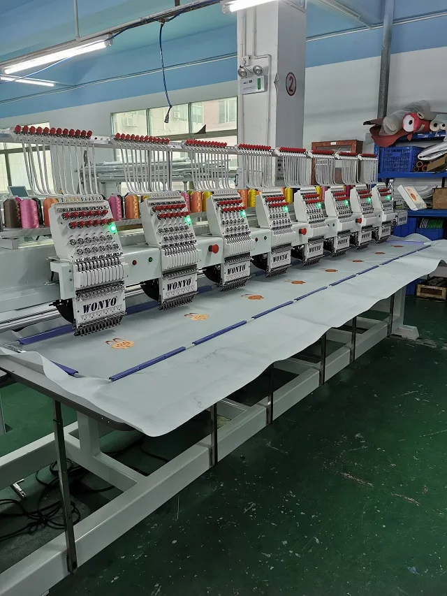 Source Single head portable compact tubular drop table bag shoes cap  T-shirt computer embroidery machine monogram machine on m.