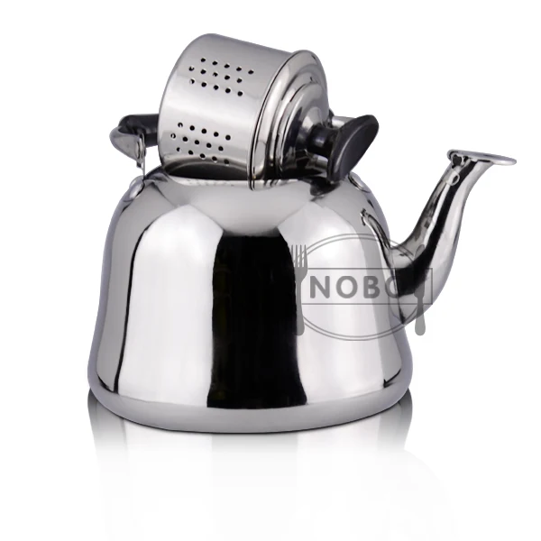 Small Whistle Teapot Stainless Steel Non Electric Water Tea Kettle