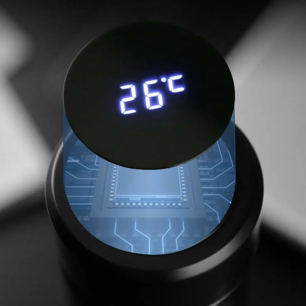 Intelligent Temperature Display Vacuum Insulated Water Bottle,leak