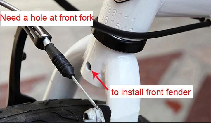 UPANBIKE Bicycle Front Rear Mudguard Fender Mud Guard Set for BMX Folding Bike