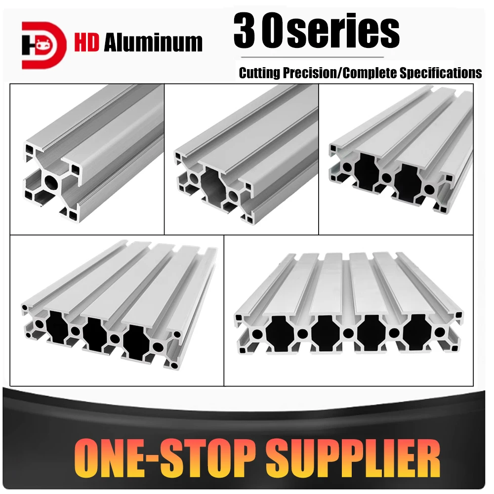 Industrial European Standard 3030 Aluminum Alloy Profile Square Tube Aluminum Equipment Frame 3030 Aluminum Alloy Profile for manufacture