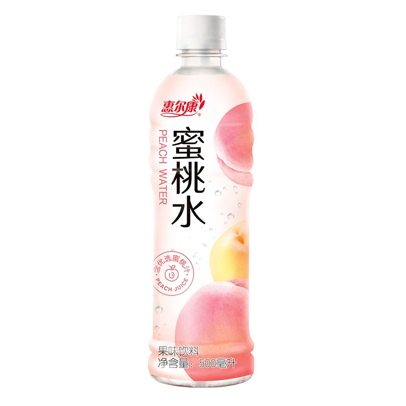 
Fresh Summer OEM Priavte Label PET Bottle Water Healthy Drink Sports Low Sugar Peach Water 