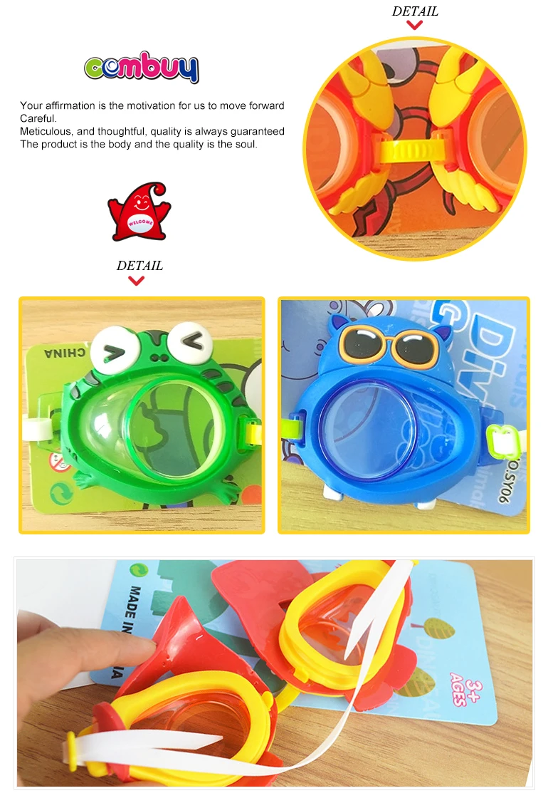 3 Pcs Karet Anak Anak Yang Menyelam Hewan Gambar Kartun