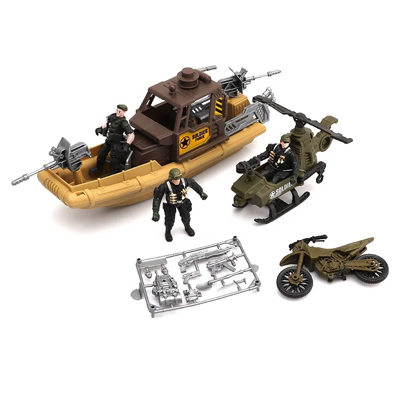 Ept Plastic Combat Force Military Vehicle Toys Soldier Play Set Toy Small Figures Action