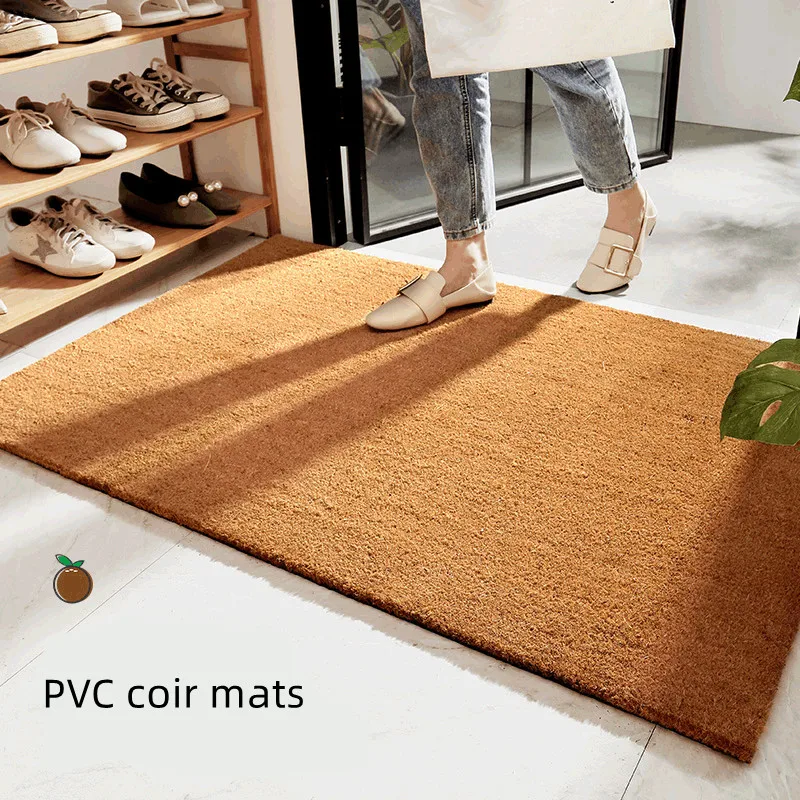 Pvc Vinyl Rubber Backed Outdoor Coco Coir Coconut Fiber Door