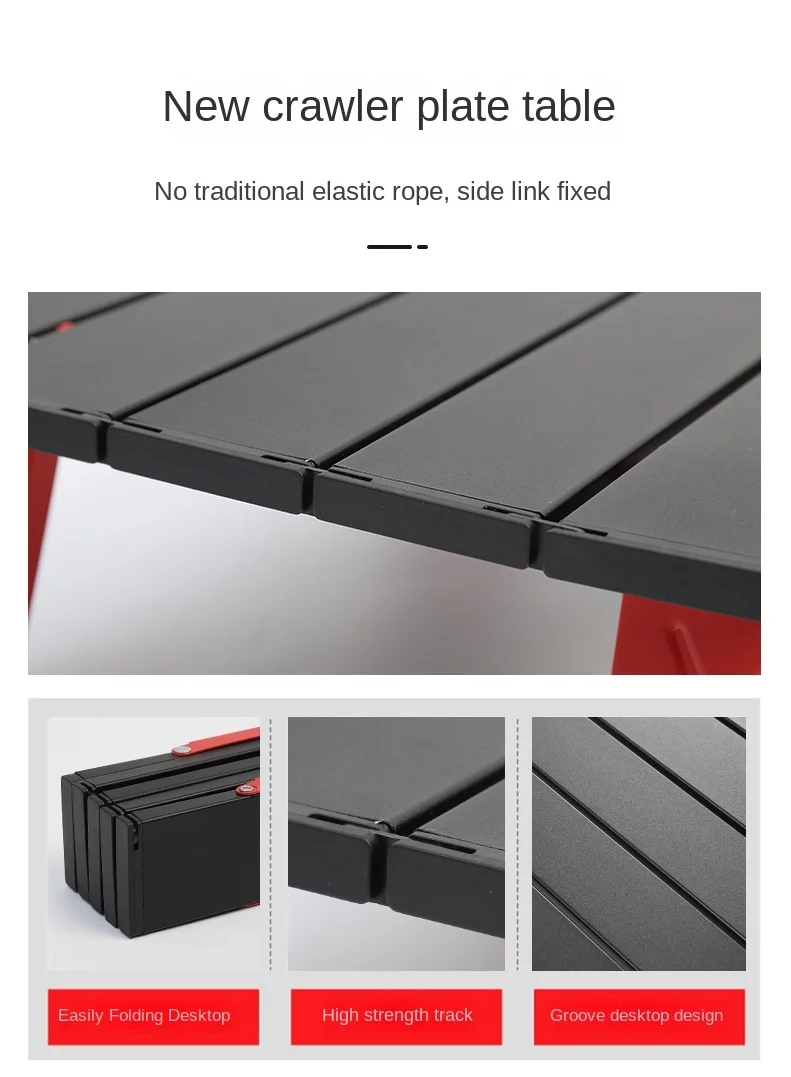 Ultra-Light Aluminum Alloy Mini Table Modern Outdoor Folding Leisure Tent for Coffee & Tea Portable & for Camping & Hiking