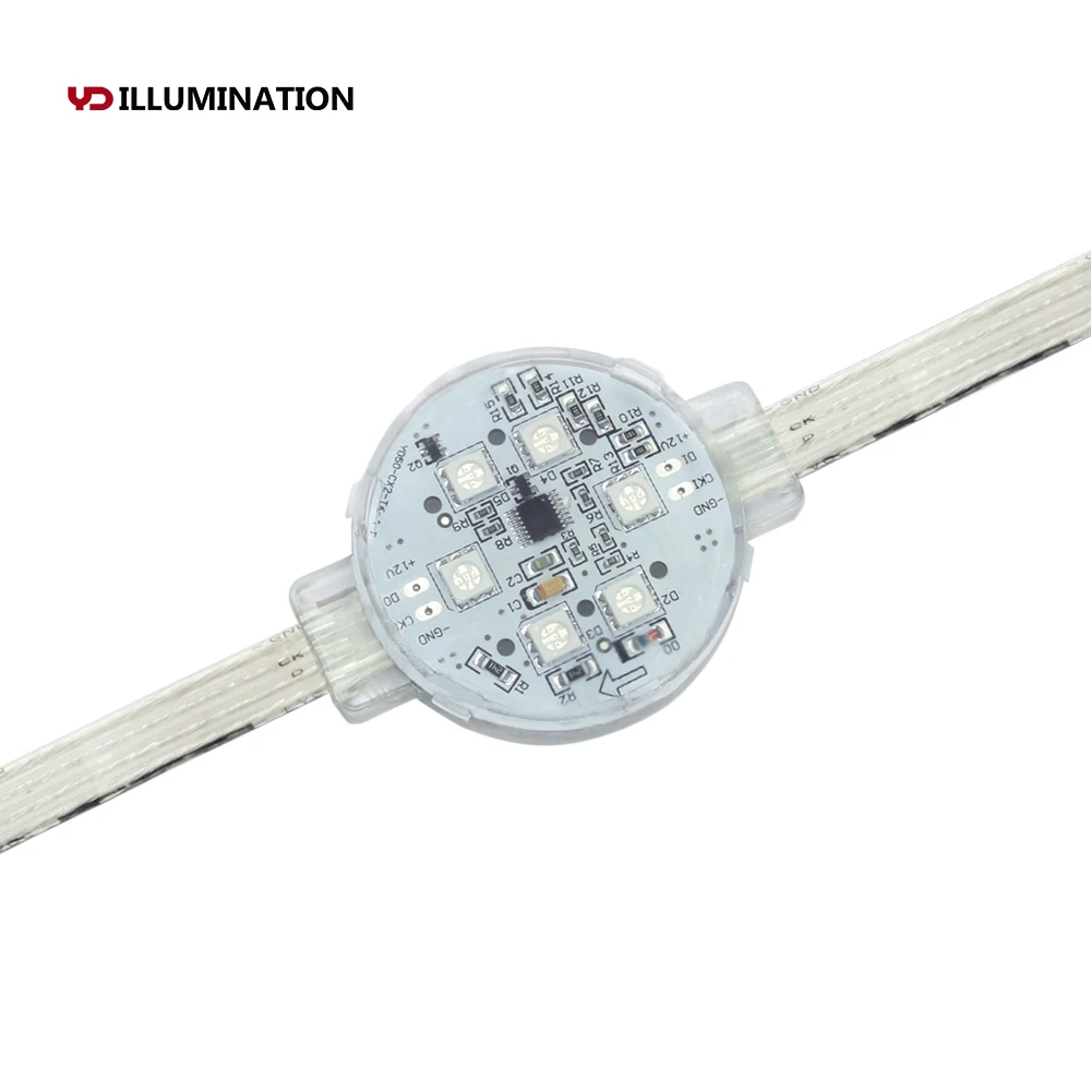 
Anti-uv waterproof 50mm pixel rgb led direct lighting for cable bridge lighting 