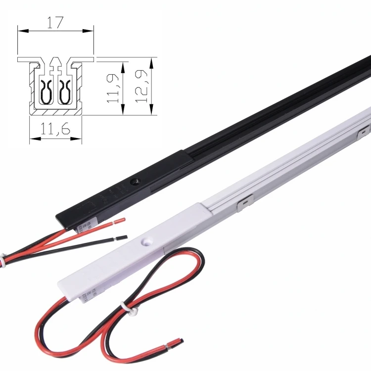 high quality factory cheap price 2wire track led track light for display lightbox display shelves commercial led track lighting