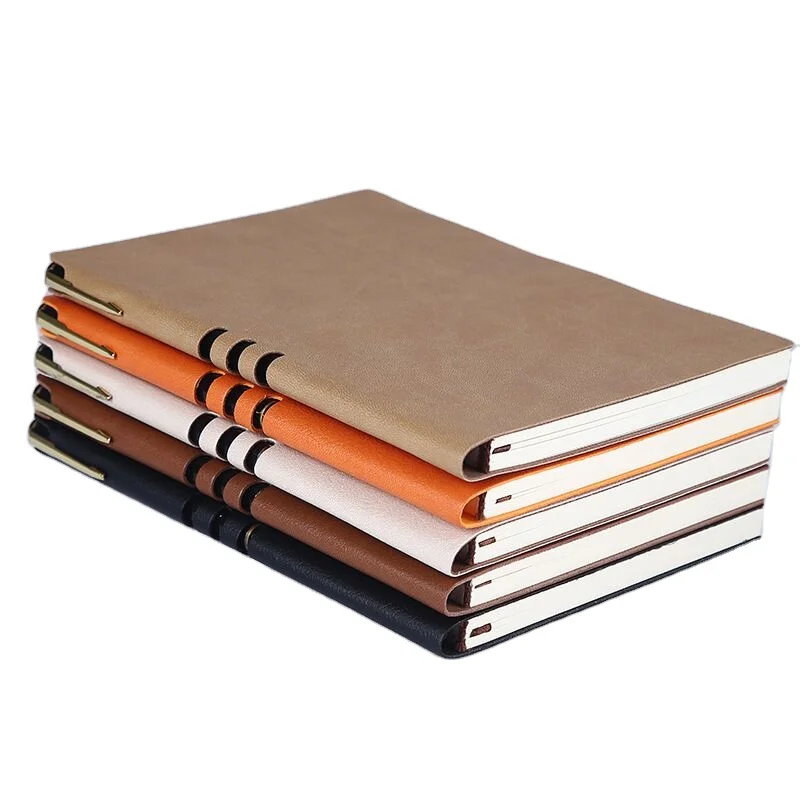 
Wholesale Best Quality Handmade Journal Notebook Hardcover PVC Cover Notebook Customized Printed diary notebook 