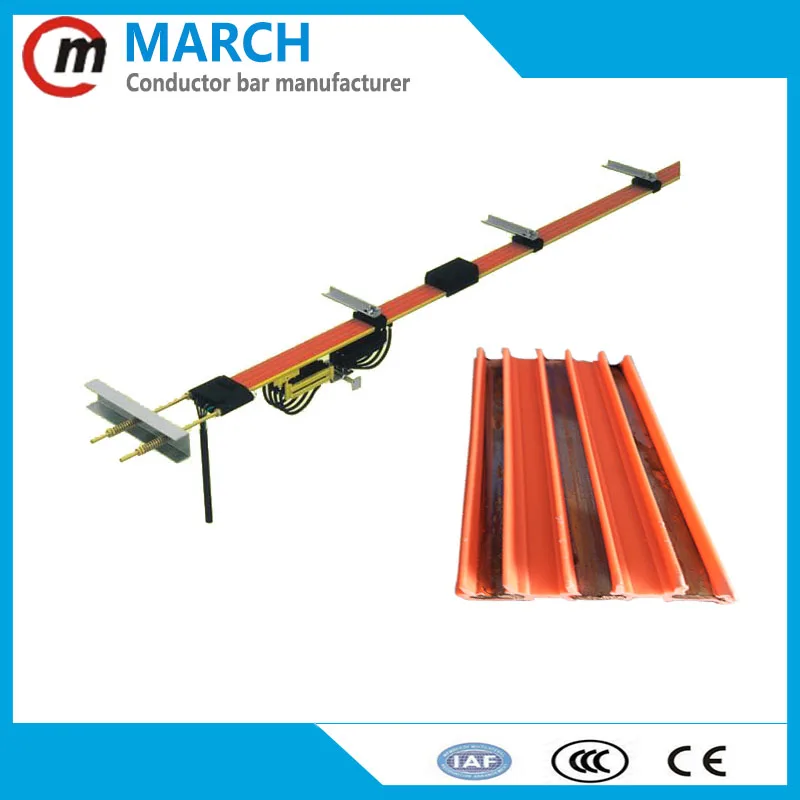 March moveable device 3p 4p 6p seamless conductor busbar copper