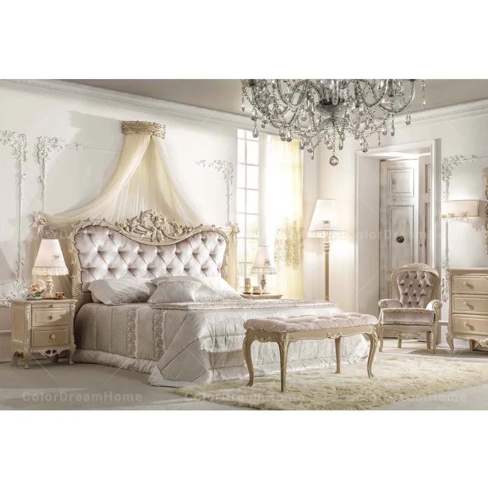 French Furniture Bedroom Sets Luxury King Size Princess Bed Buy Princess Bed Bedroom Sets Luxury King Size King Size Bed Product On Alibaba Com